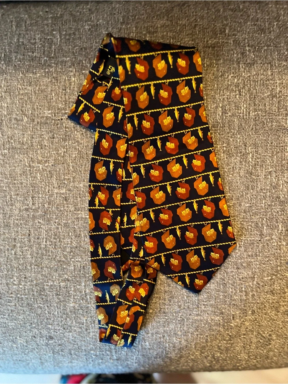 Sinsabang Neck Tie-Pure Silk-Cat and Fish